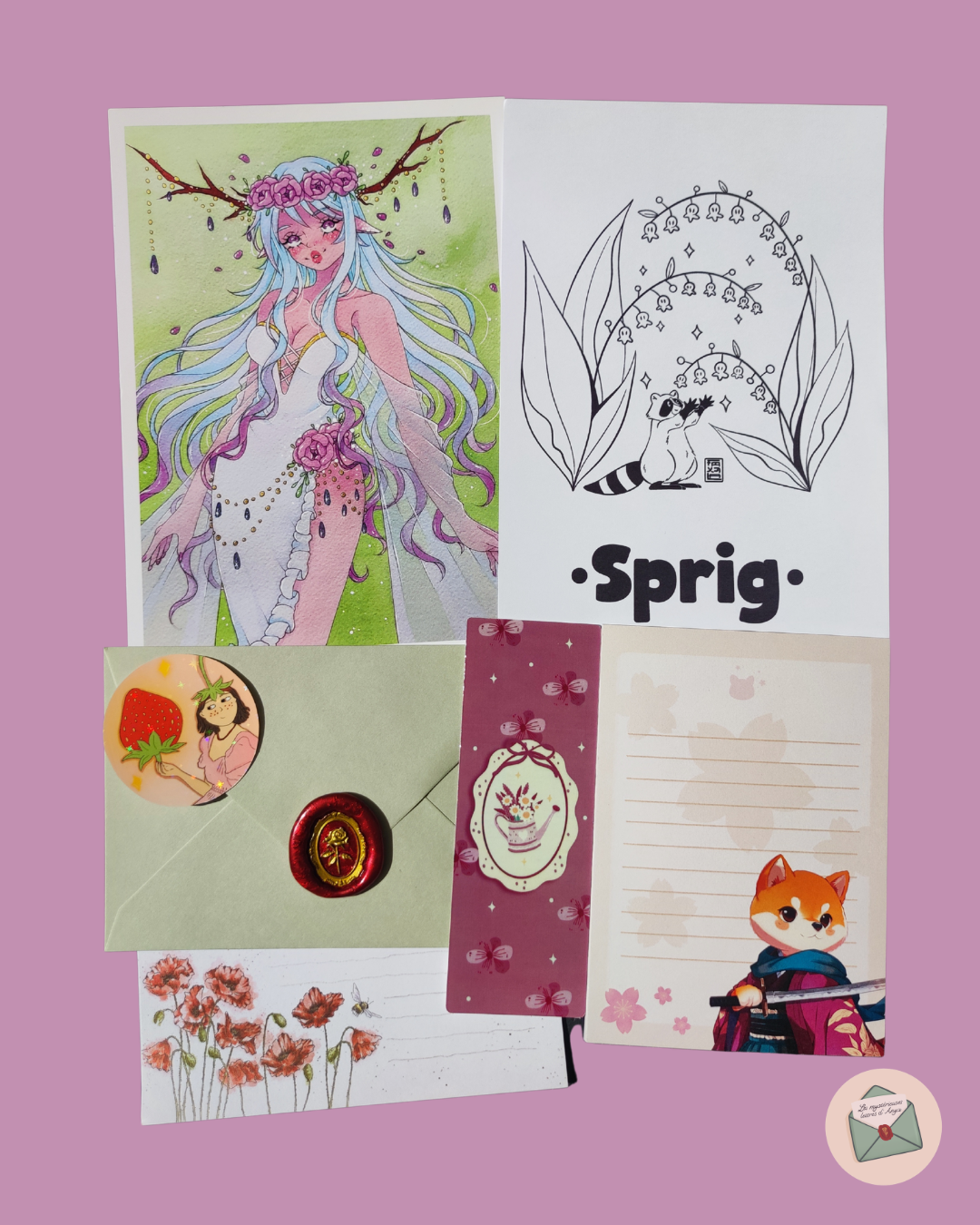 Une mystérieuse lettre - Thème printemps