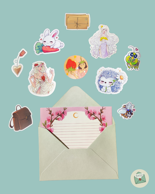 Une mystérieuse lettre - Lettre stickers surprises