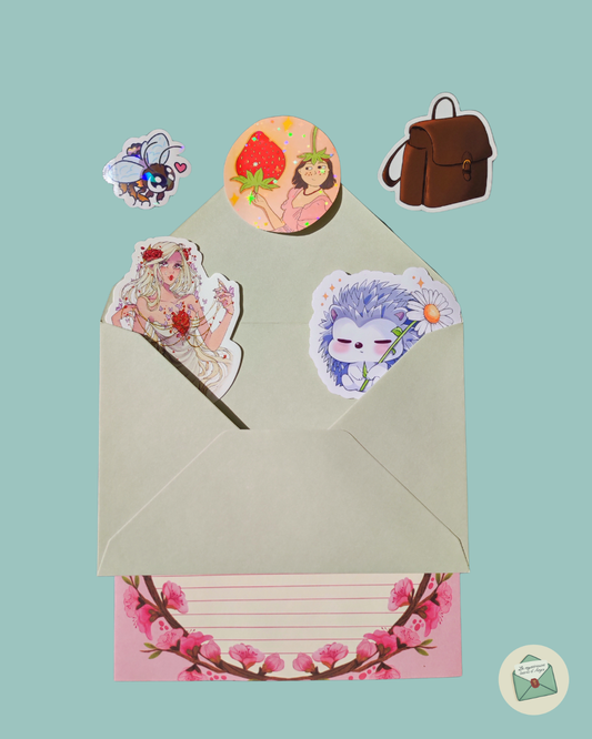 Une mystérieuse lettre - Lettre stickers surprises