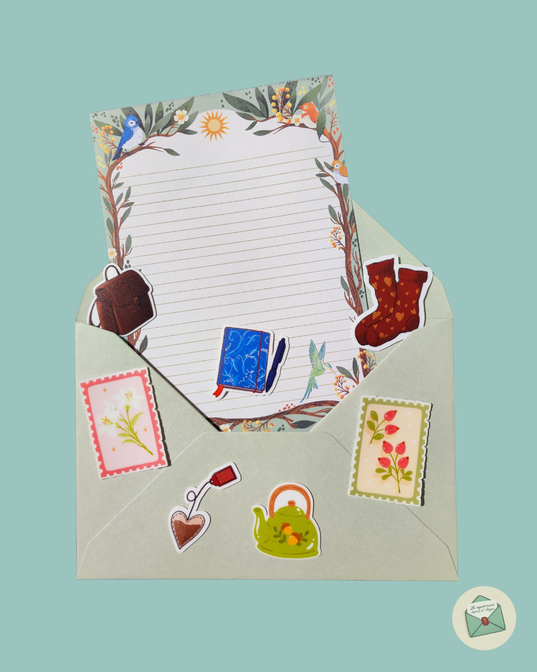 Une mystérieuse lettre - Thème 100% stickers